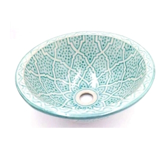 Lavabo ceramica Fez diametro 40 cm